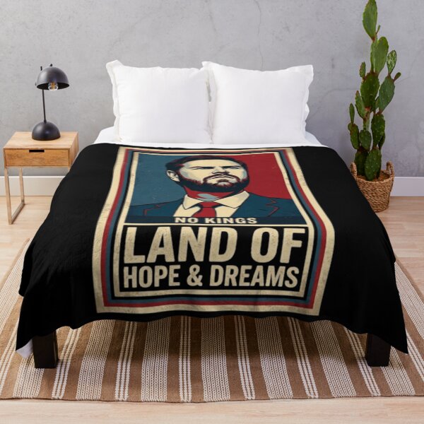 Item preview, Land Of Hope Dreams No Kings Anti Monarchy Patriotic designed and sold by lumiprintsart.