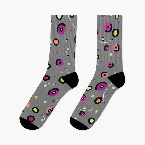 Artikelvorschau, Lebhaftes abstraktes Kreismuster, skurrile Polka Dots entworfen und verkauft von SaraPixels.