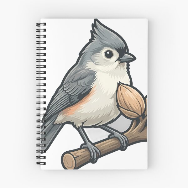 Item preview, Vintage Naturalist Tufted Titmouse — Antique Bird Plate designed and sold by Catch333.