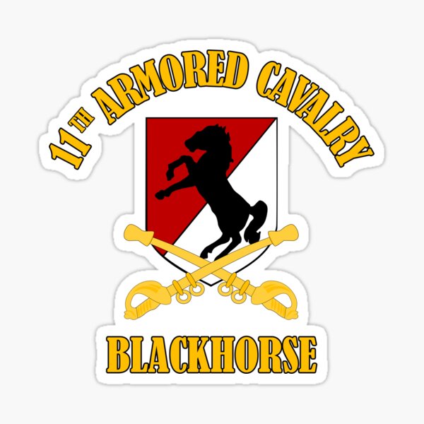11th Armored Cavalry Veteran Sticker
