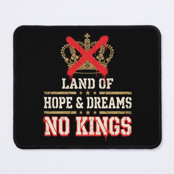 Item preview, Land Of Hope Dreams No Kings Anti Monarchy Patriotic designed and sold by lumiprintsart.