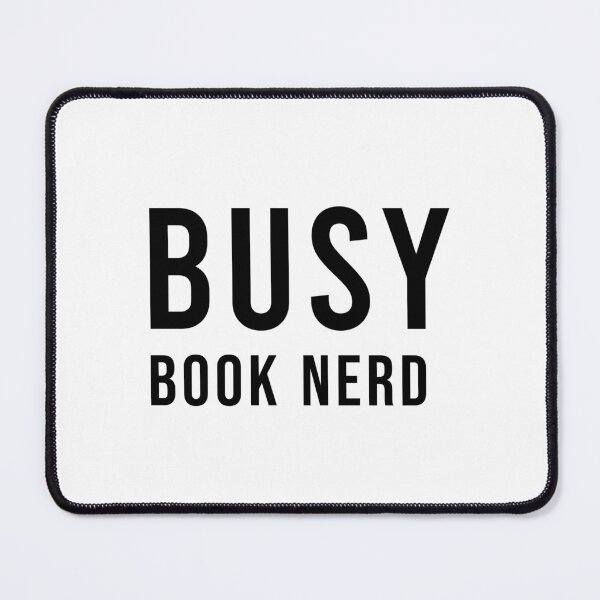 Item preview, BUSY BOOK NERD, Unique designed and sold by villacreativa.