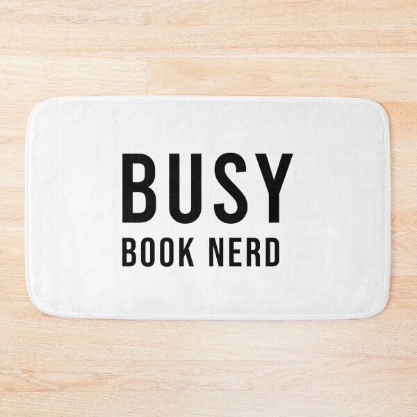 Item preview, BUSY BOOK NERD, Unique designed and sold by villacreativa.