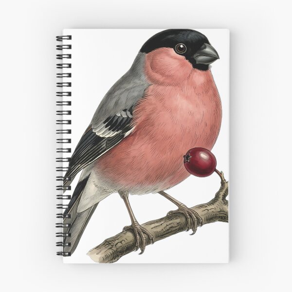 Item preview, Vintage Naturalist Bullfinch — Antique Garden Bird Art designed and sold by Catch333.