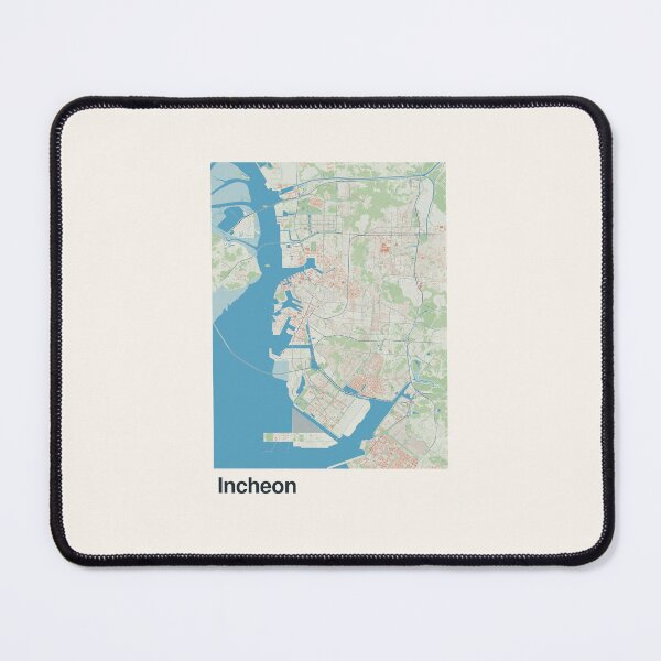 Item preview, Incheon Minimalistic Map Art designed and sold by MapsNerd.
