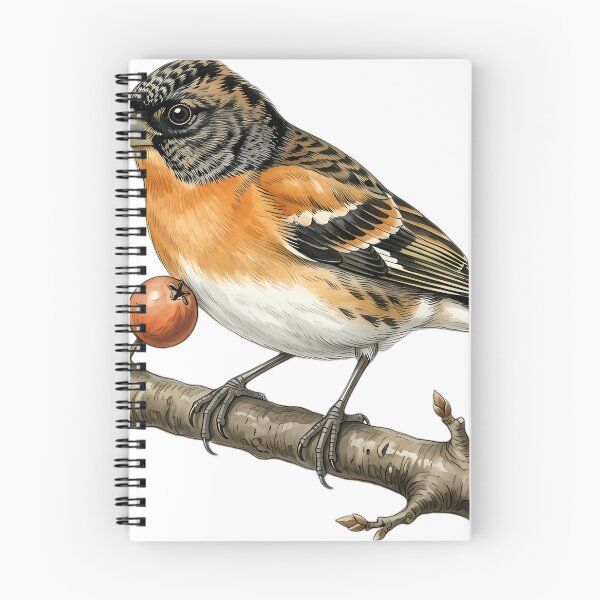 Item preview, Vintage Naturalist Brambling — Antique Songbird Art designed and sold by Catch333.