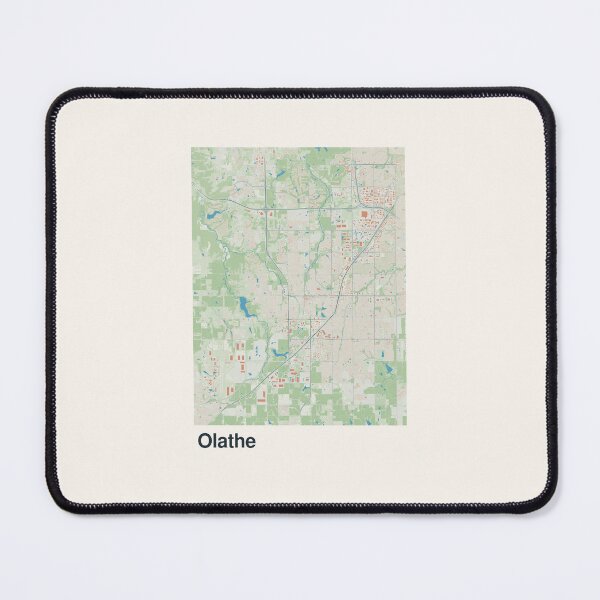 Artikelvorschau, Minimalistische Kartenkunst von Olathe entworfen und verkauft von MapsNerd.