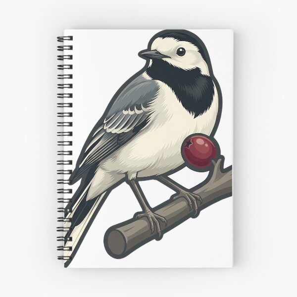 Item preview, Vintage Naturalist White Wagtail — Antique Bird Plate designed and sold by Catch333.