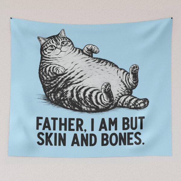 Item preview, Funny Fat Cat Meme designed and sold by kyvua-artist.