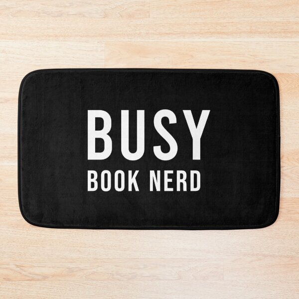 Item preview, BUSY BOOK NERD, Unique designed and sold by villacreativa.