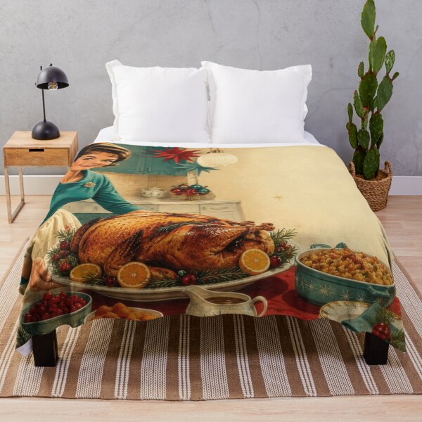 Item preview, Vintage Housewife Holiday Roast Turkey Cuisine Mid Century designed and sold by Mauswohn.