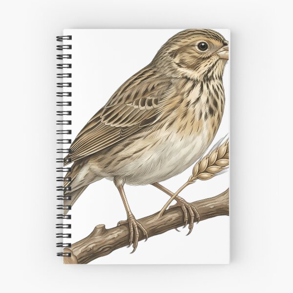 Item preview, Vintage Naturalist Corn Bunting — Antique Meadow Bird Art designed and sold by Catch333.