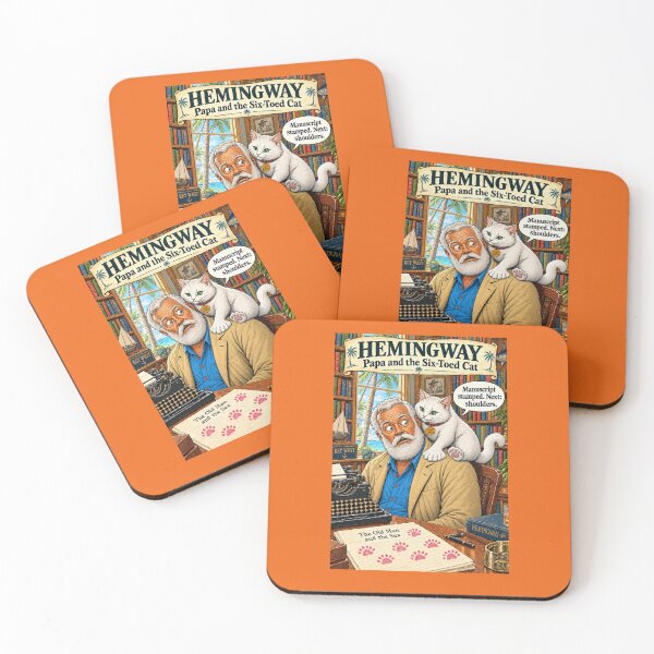 Item preview, Hemingway & the Six-Toed Cat – Chief Editor designed and sold by SammyMorry.