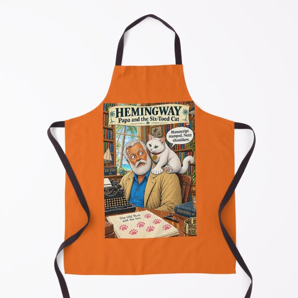Item preview, Hemingway & the Six-Toed Cat – Chief Editor designed and sold by SammyMorry.