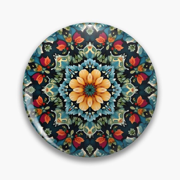 Item preview, Boho Floral Pattern Kaleidoscope designed and sold by pASob-dESIGN.