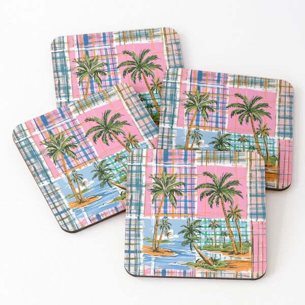 Aperçu de l'œuvre Motif alternatif de palmier tropical Madras créée et vendue par RichardRags.