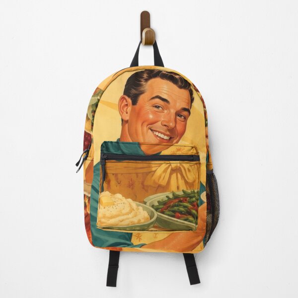 Item preview, Vintage man with holiday roast turkey in kitchen designed and sold by Mauswohn.