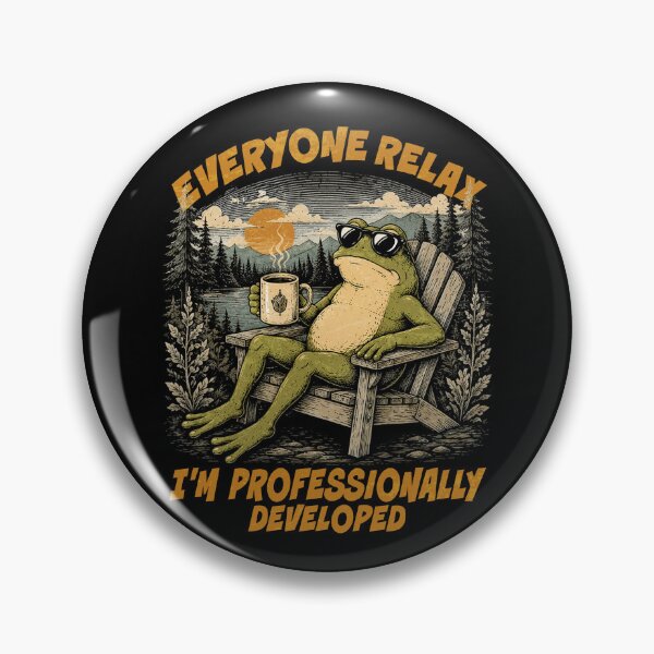 Item preview, Everyone Relax I'm Professionally Developed Funny Frog designed and sold by Ortigzitoun.