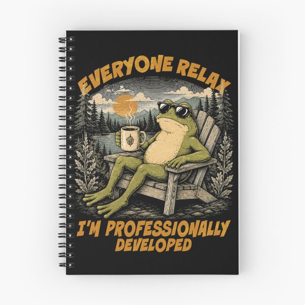 Item preview, Everyone Relax I'm Professionally Developed Funny Frog designed and sold by Ortigzitoun.