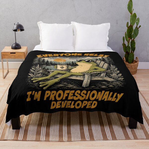 Item preview, Everyone Relax I'm Professionally Developed Funny Frog designed and sold by Ortigzitoun.