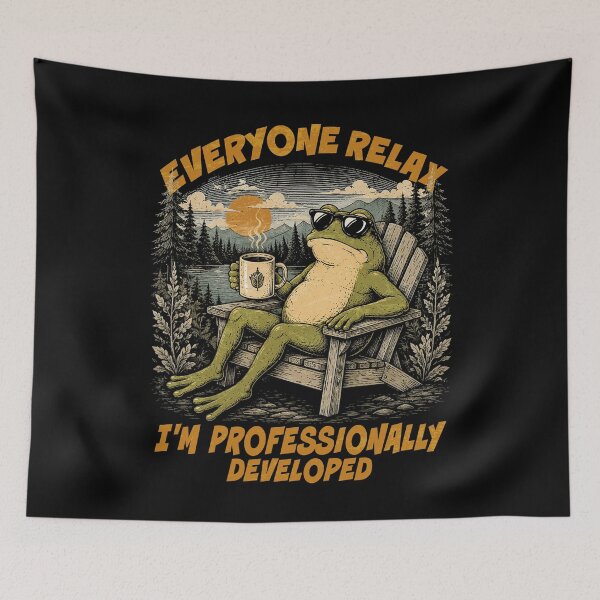 Item preview, Everyone Relax I'm Professionally Developed Funny Frog designed and sold by Ortigzitoun.