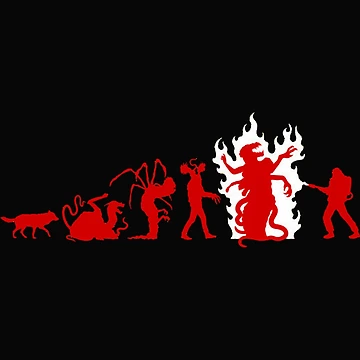 Artwork thumbnail, The Thing Evolution Red by Nathaoder