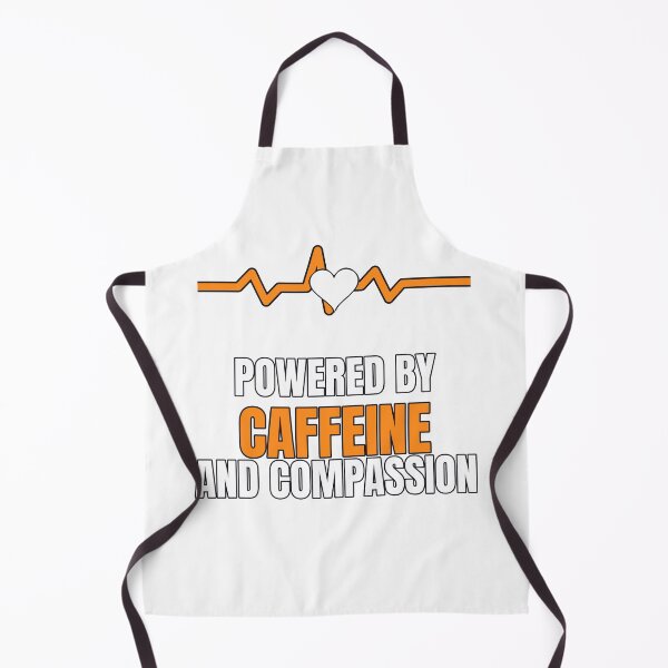 Artikelvorschau, Powered By Caffeine And Compassion Shirt — Funny Nurse Gift entworfen und verkauft von Redhock.