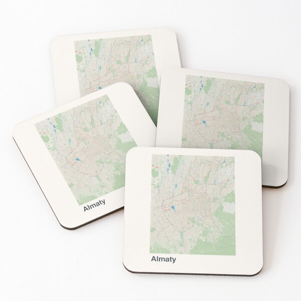 Item preview, Almaty Minimalistic Map Art designed and sold by MapsNerd.