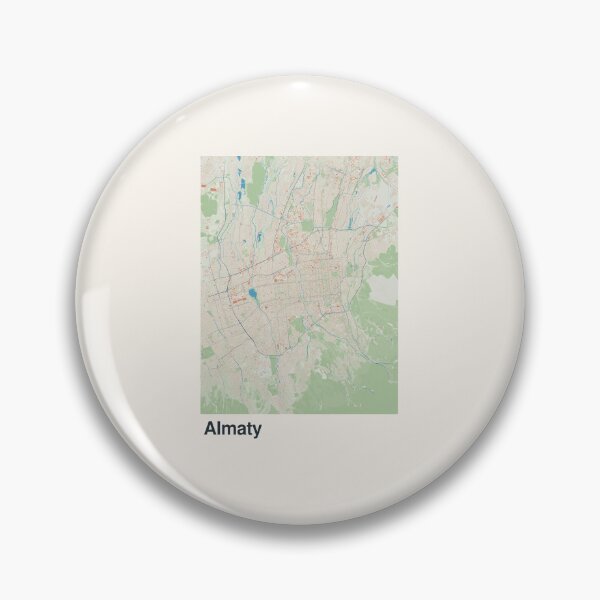 Item preview, Almaty Minimalistic Map Art designed and sold by MapsNerd.