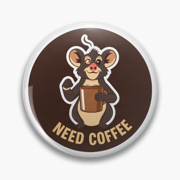 Aperçu de l'œuvre Routine matinale d'amateur de café Mandrill créée et vendue par Arc2020.