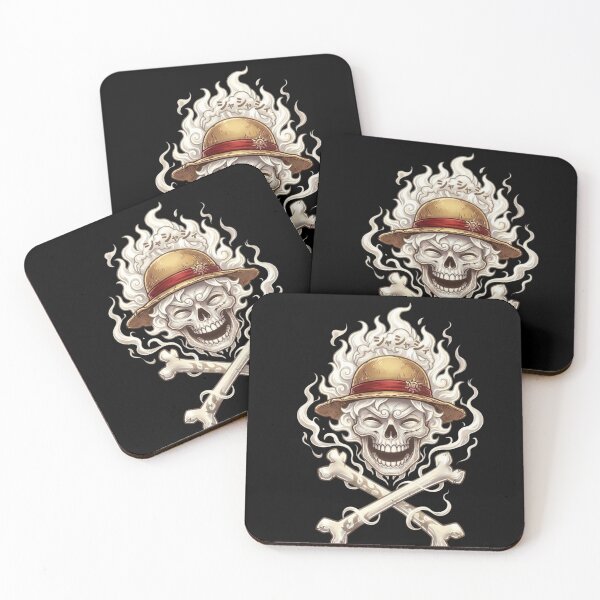 Item preview, Gear 5 Luffy Laughing Skull Jolly Roger designed and sold by EAH.