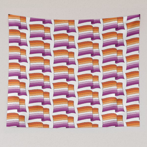 Item preview, Pride Flag for Lesbian Pride designed and sold by Hakuna Ricotta.