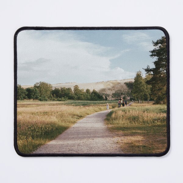 Item preview, Gravel Path Winding Through Grassy Field Toward Sand Dunes    designed and sold by Reillyont.