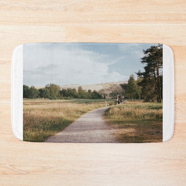 Item preview, Gravel Path Winding Through Grassy Field Toward Sand Dunes    designed and sold by Reillyont.