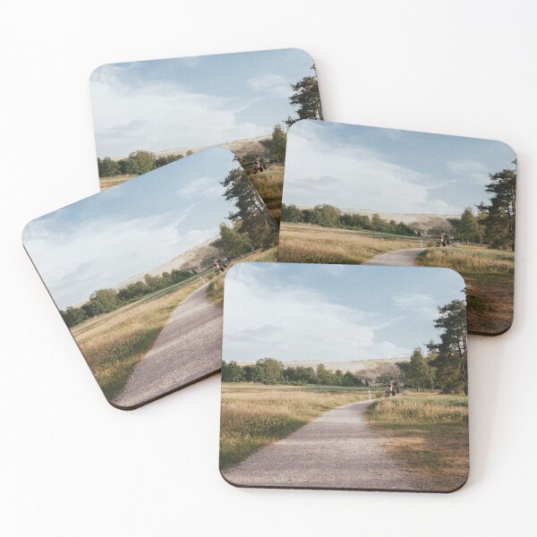 Item preview, Gravel Path Winding Through Grassy Field Toward Sand Dunes    designed and sold by Reillyont.