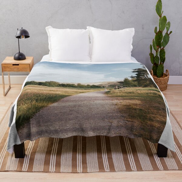 Item preview, Gravel Path Winding Through Grassy Field Toward Sand Dunes designed and sold by Reillyont.