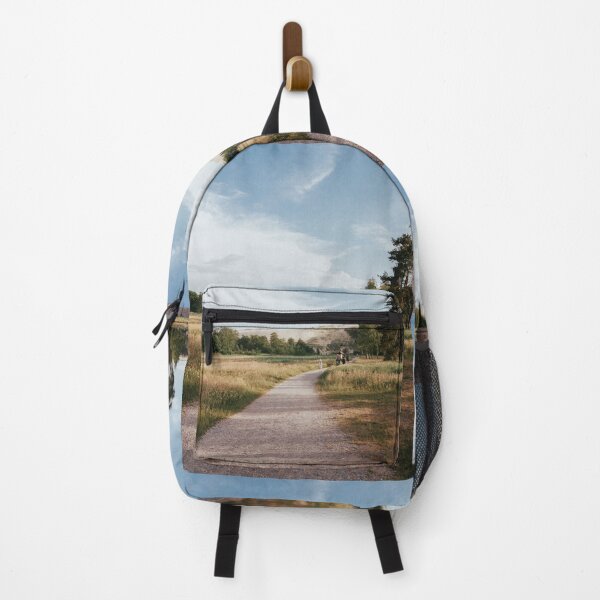Item preview, Gravel Path Winding Through Grassy Field Toward Sand Dunes designed and sold by Reillyont.