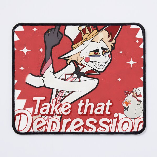 Item preview, Hazbin Hotel Take That Depression Lucifer designed and sold by MichaelConway92.