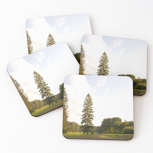 Item preview, Golden Sunlight Illuminating Rolling Forested Hills At Sunset    designed and sold by Reillyont.