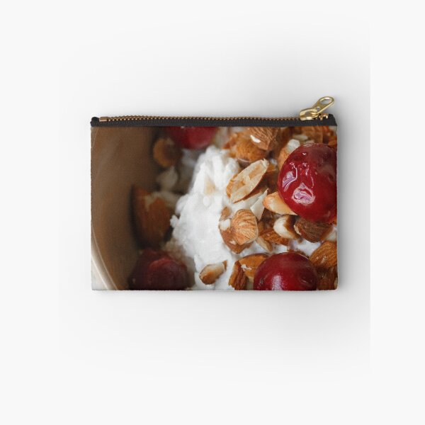 Item preview, Bowl Of Cottage Cheese Topped With Cherries And Chopped Almonds    designed and sold by Reillyont.