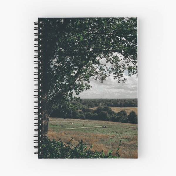 Item preview, High View Of Grassy Hill And Forest Landscape Under Tree Frame    designed and sold by Reillyont.