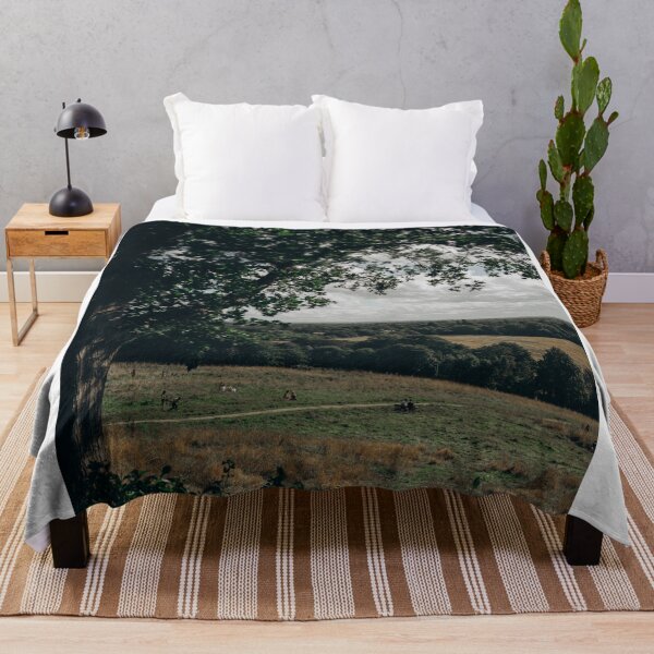 Item preview, High View Of Grassy Hill And Forest Landscape Under Tree Frame designed and sold by Reillyont.