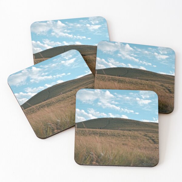 Item preview, Low Angle View Of Grassy Hill Under Blue Sky With Clouds    designed and sold by Reillyont.