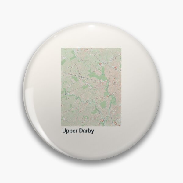 Item preview, Upper Darby Minimalistic Map Art designed and sold by MapsNerd.