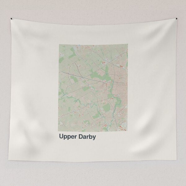 Item preview, Upper Darby Minimalistic Map Art designed and sold by MapsNerd.