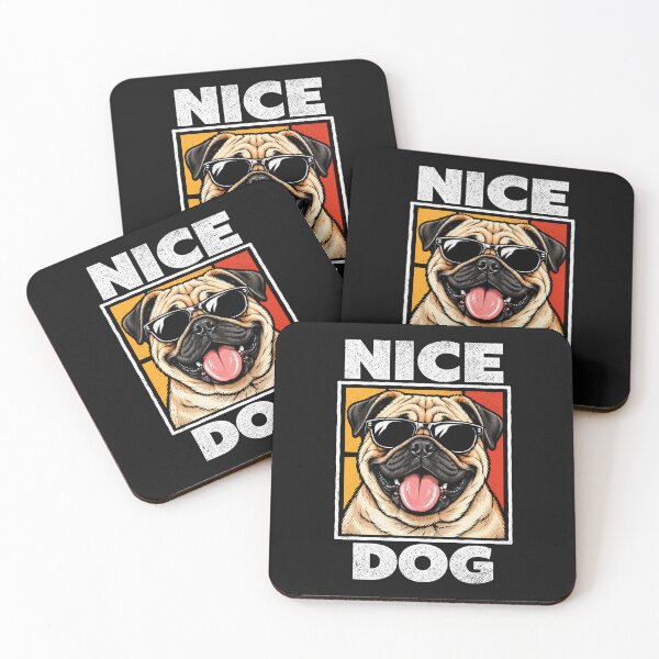 Item preview, NICE DOG - PUG | Pets and Dogs lovers for Men and Women t-shirt designed and sold by panchiTWO.