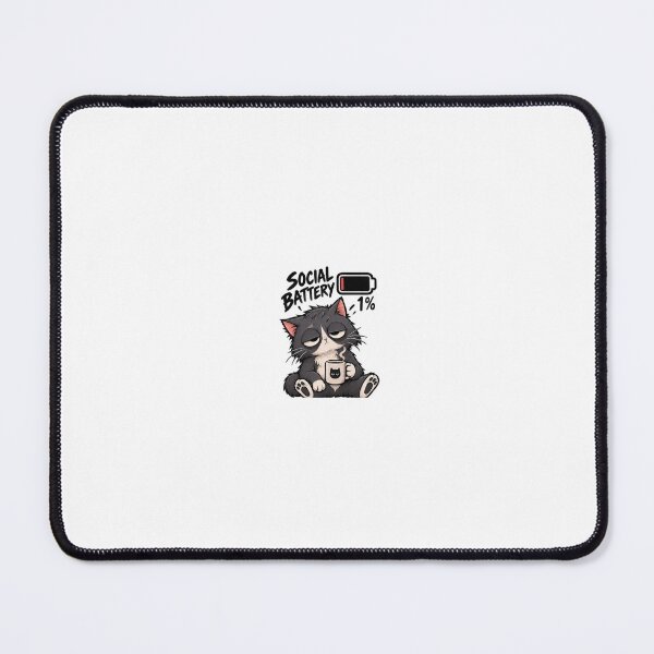 Item preview, Social Battery 1 Percent Cat designed and sold by EditLab design .
