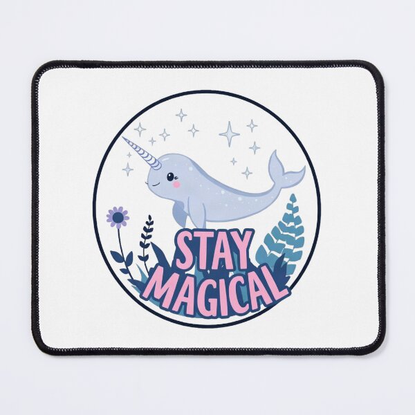 Item preview, Narwhal Unicorn Magical Forest Fantasy designed and sold by Arc2020.