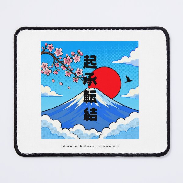 Artikelvorschau, Kishoutenketsu - Story Structure | Pop Art Mount Fuji | Japanese Design entworfen und verkauft von JapanMemoir.
