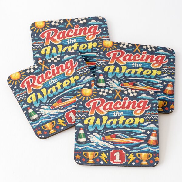 Item preview, Racing The Water racing boat knitting pattern racing trophy designed and sold by Mauswohn.